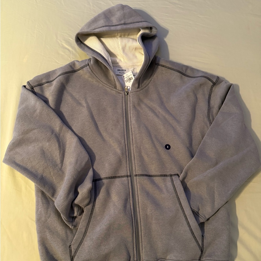 Men’s Hollister Boxy Zip Up Hoodie